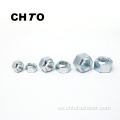 ISO10513 Grado 8 Zinc chapado en zinc Metal Hexagon Tuercas